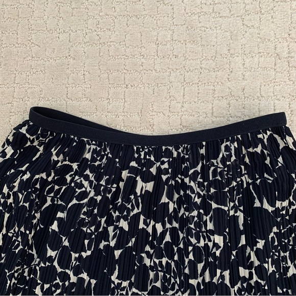 Uniqlo Maxi Skirt Dark Blue White Fabric Size S - Picture 5 of 11